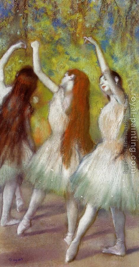 Edgar Degas : Dancers in Green